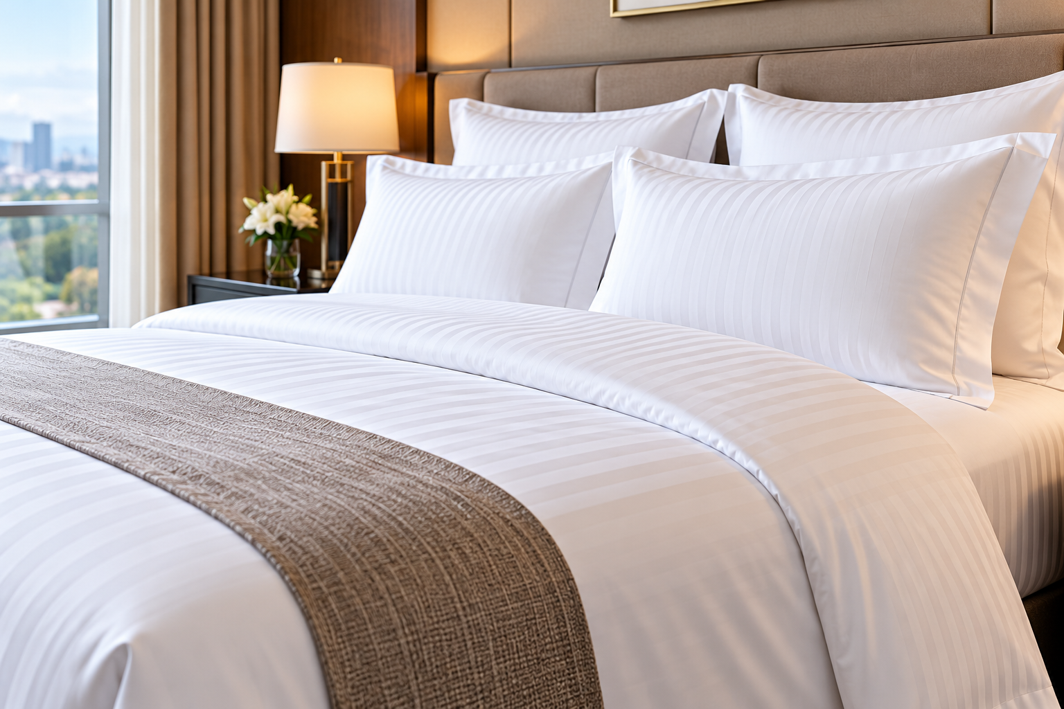 Premium hotel bed linen