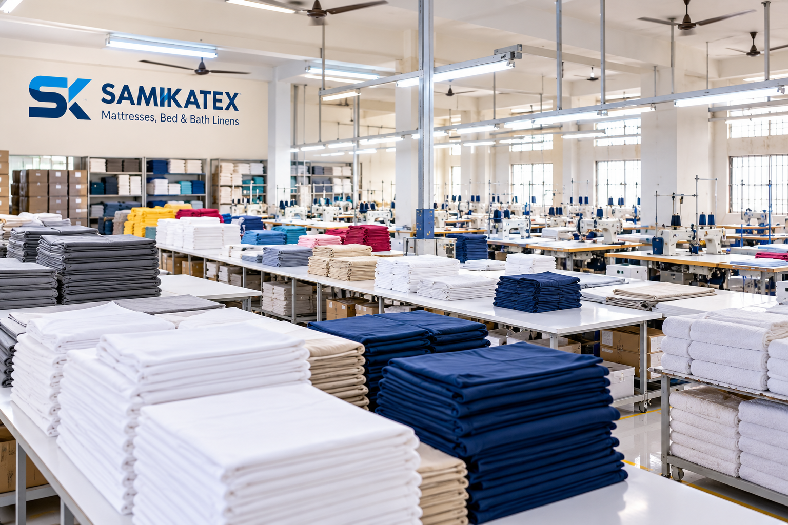 SAMIKATEX textile manufacturing workspace and product development