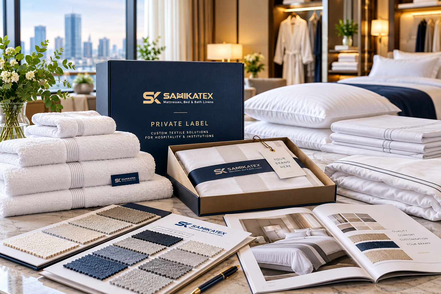 SAMIKATEX premium OEM and private-label hospitality textile manufacturing
